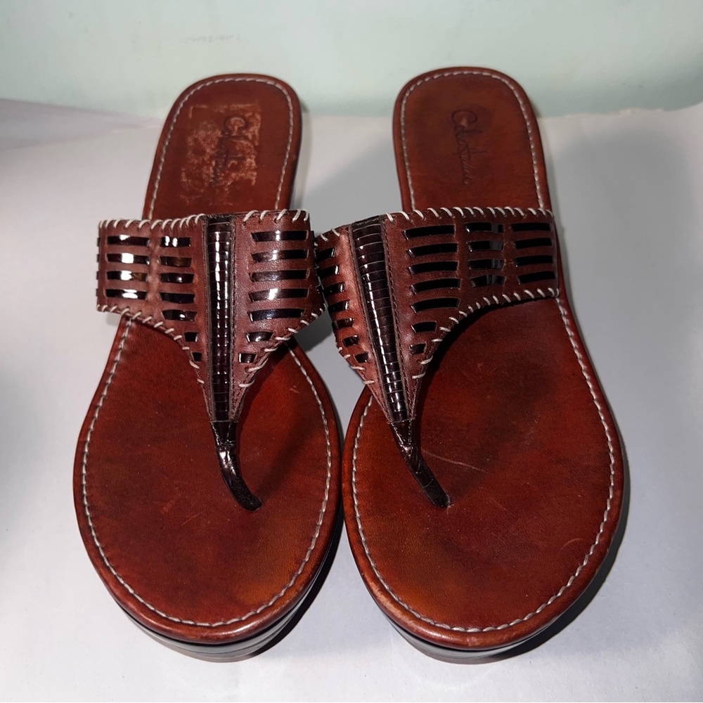 Cole Haan Sandals Sz 7B Leather Upper